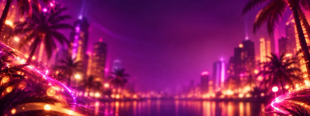 Welcome casino cityscape background in Luckyhills
