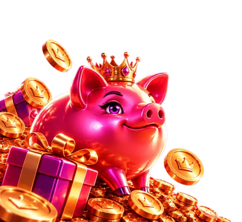 Welcome bonus piggy bank in Luckyhills