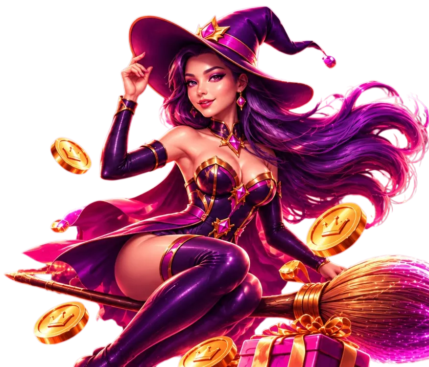 Welcome casino character in Luckyhills